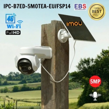 Camera Imou dùng pin năng lượng mặt trời tích hợp sim 4G IPC-B7ED-5M0TEA-EU/FSP14
